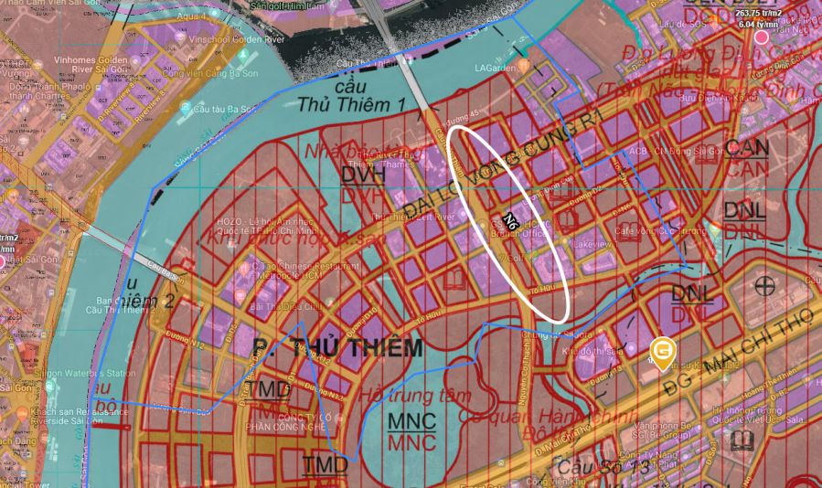 Cho thuê văn phòng đường Vành Đai Tây 400m2 An Khánh Quận 2. Giá 50 triệu 3 Quy hoach phuong an khanh quan 2 batdongsanquan2,com