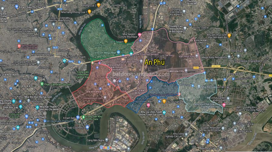 Vi tri phuong An Phu Quan 2 batdongsanquan2.com