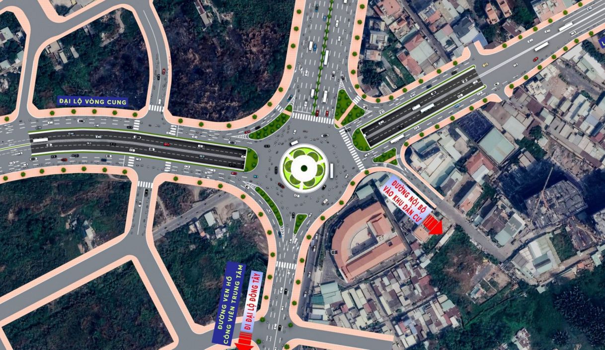 phoi canh vong xoay Luong Dinh Cua Tran nao batdongsanquan2.com