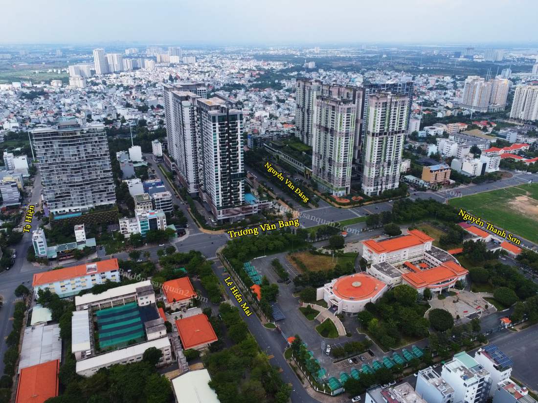 Bán đất biệt thự Thủ Thiêm Villa phường Thạnh Mỹ Lợi Quận 2 lô góc 4 Phuong thanh my loi quan 2 batdongsanquan2.com