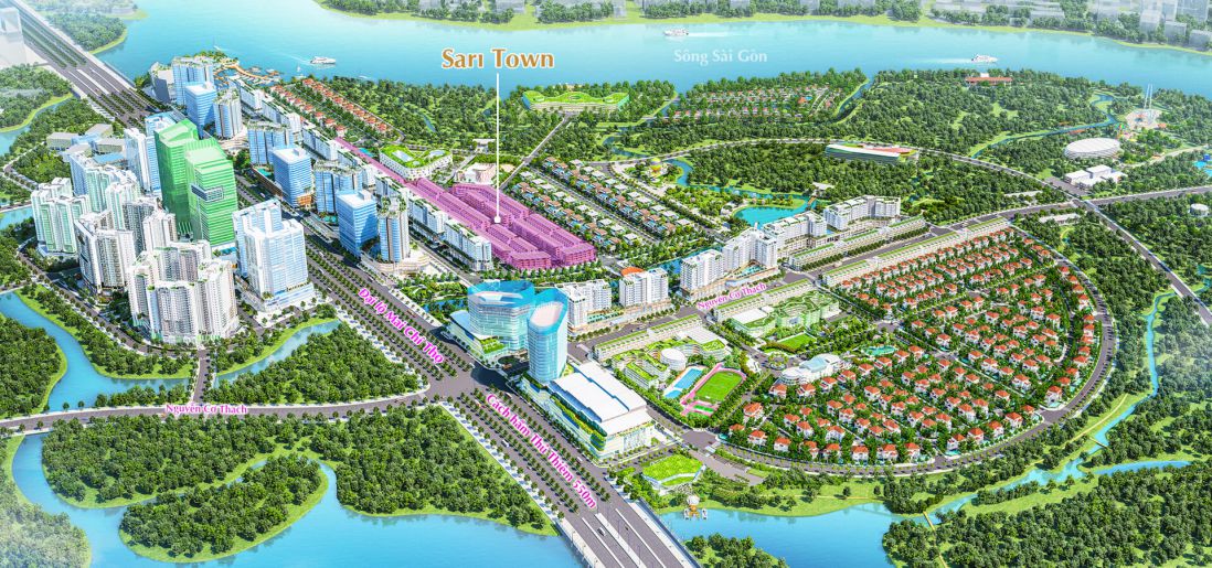 Khu Đô Thị Sala Đại Quang Minh Thủ Thiêm 15 khu do thi sala dai quang minh vi tri nha pho saritown batdongsanquan2.com.jpg