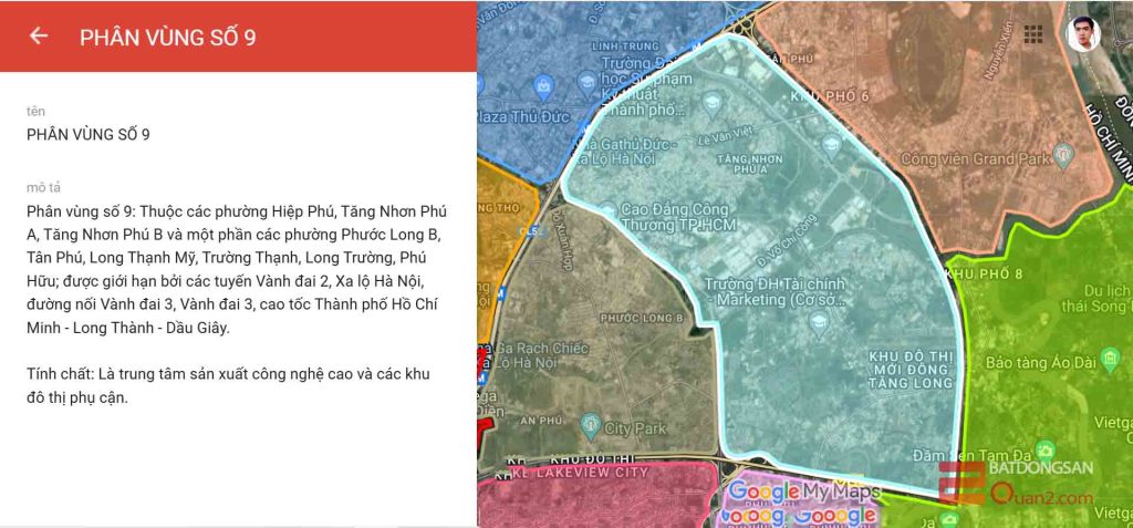Toàn cảnh 9 Phân vùng Tp Thủ Đức với 11 trọng điểm phát triển 10 9 phan vung thanh pho thu duc batdongsanquan2com 9